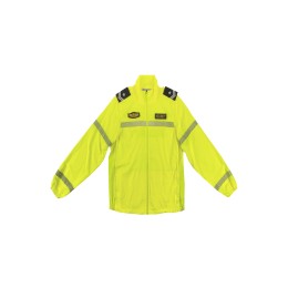 Designed fluorescent yellow women's security uniform, customized elastic cuffs, epaulette design, security sun protection clothing, comfortable and breathable, fashionable security jacket   reflective printed  SKSU025 Designed fluorescent yellow women's security uniform, customized elastic cuffs, epaulette design, security sun protection clothing, comfortable and breathable, fashionable security jacket   reflective printed  SKSU025